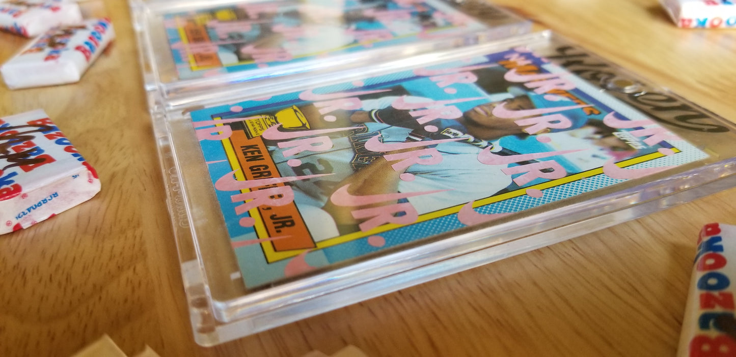 Baseball card art by Matthew Lee Rosen (aka Matthew Rosen) - Ken Griffey Jr
