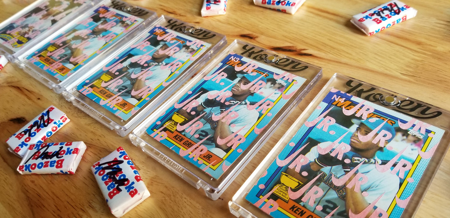 Baseball card art by Matthew Lee Rosen (aka Matthew Rosen) - Ken Griffey Jr