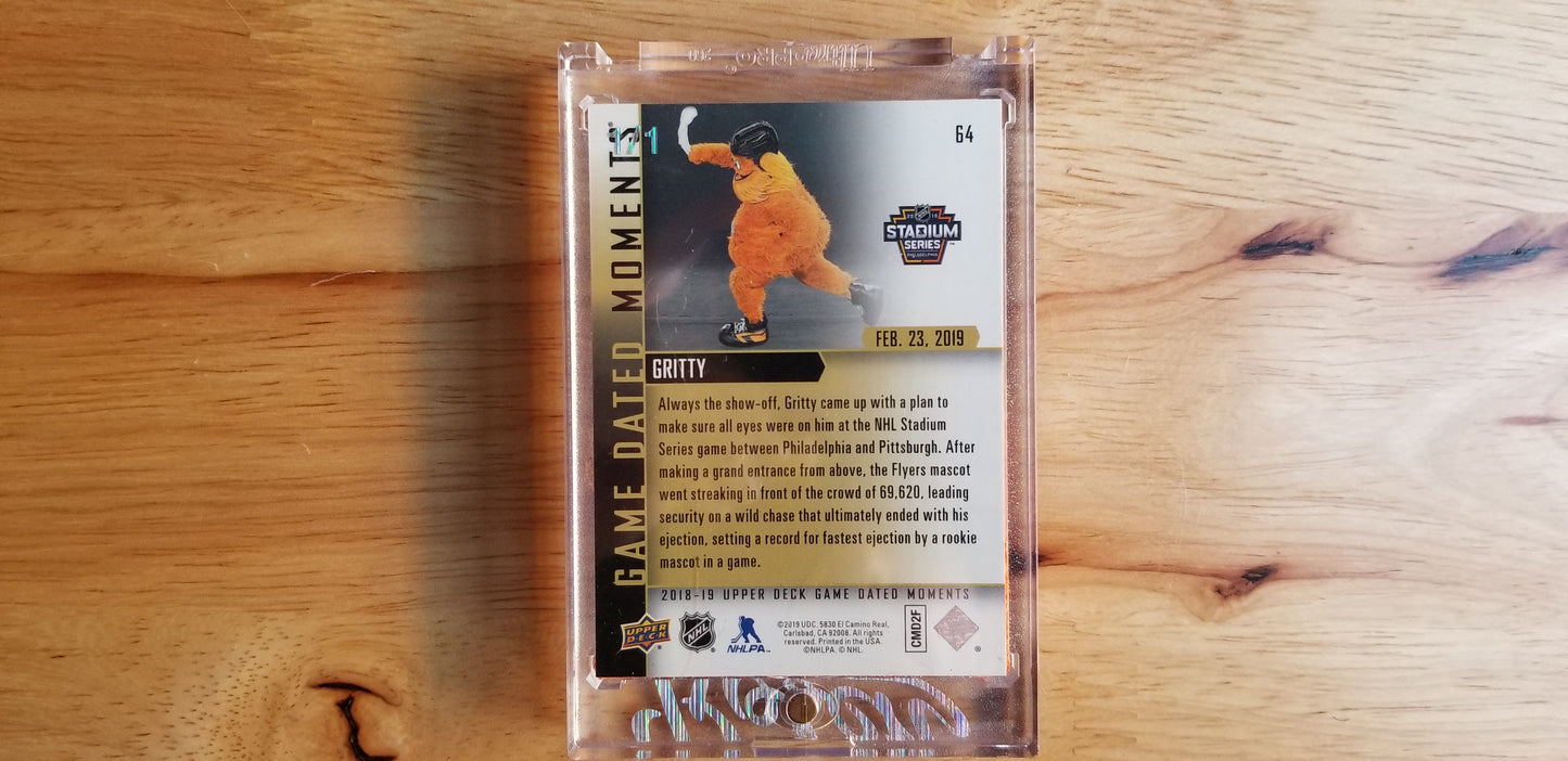 Baseball card art by Matthew Rosen - Gritty