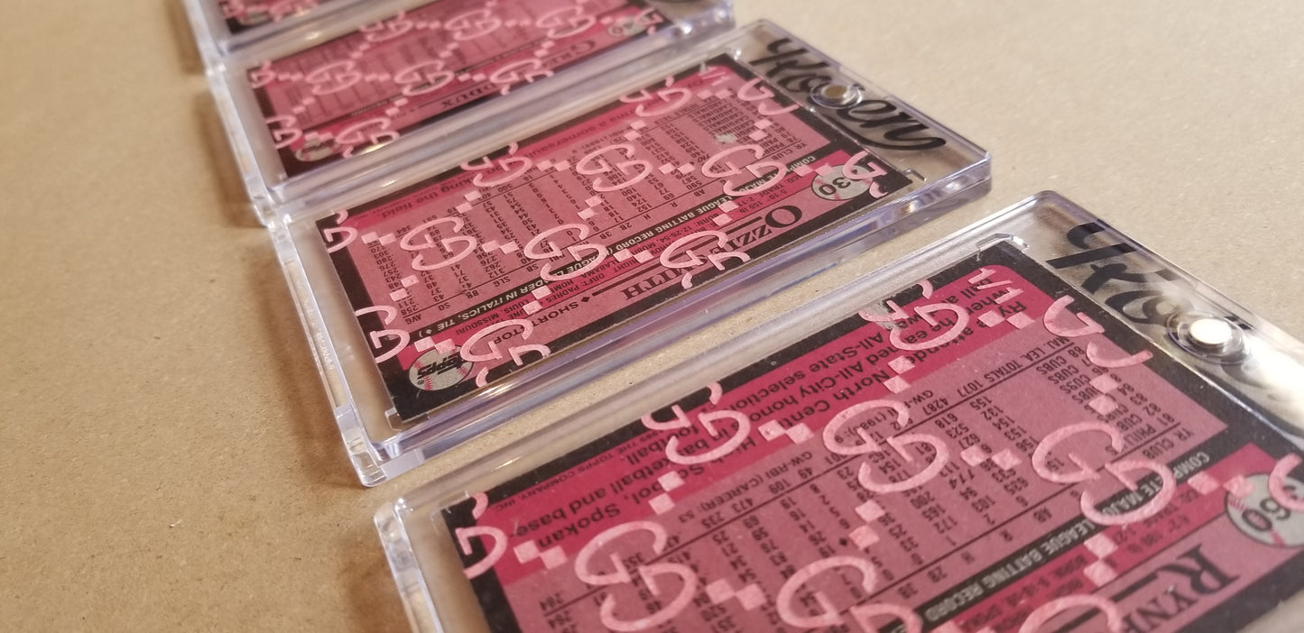 Baseball card art by Matthew Lee Rosen (aka Matthew Rosen) - Gum Stick Collector Cards - Gucci Gold Glove Series