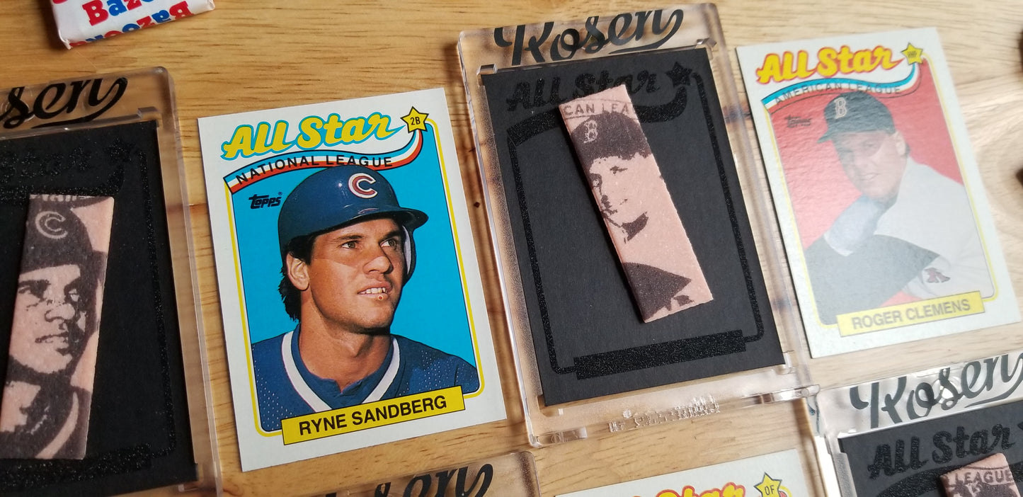 Baseball card art by Matthew Lee Rosen - G-Stick 1989 Topps All Stars