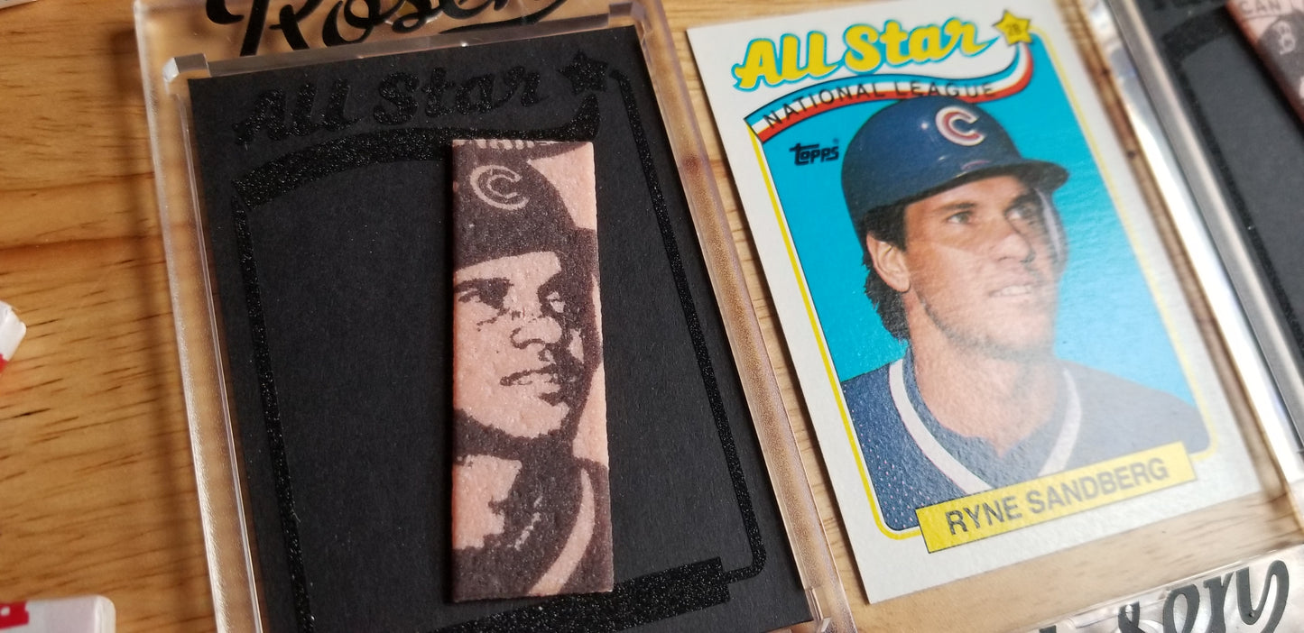 Baseball card art by Matthew Rosen - G-Stick 1989 Topps All Stars
