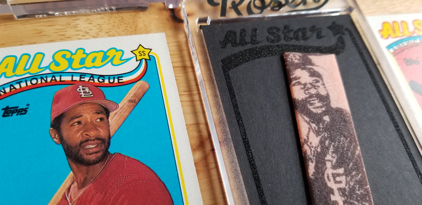 Baseball card art by Matthew Lee Rosen - G-Stick 1989 Topps All Stars