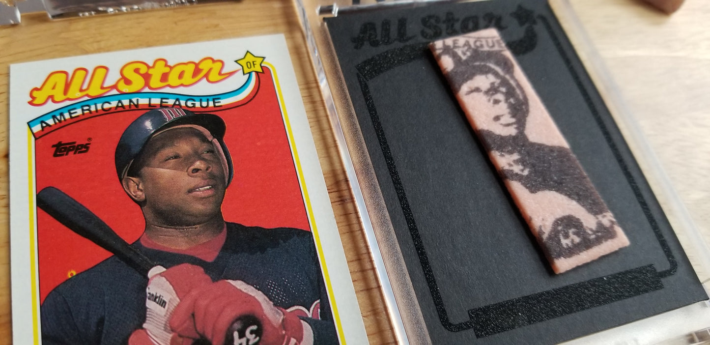 Baseball card art by Matthew Rosen - G-Stick 1989 Topps All Stars