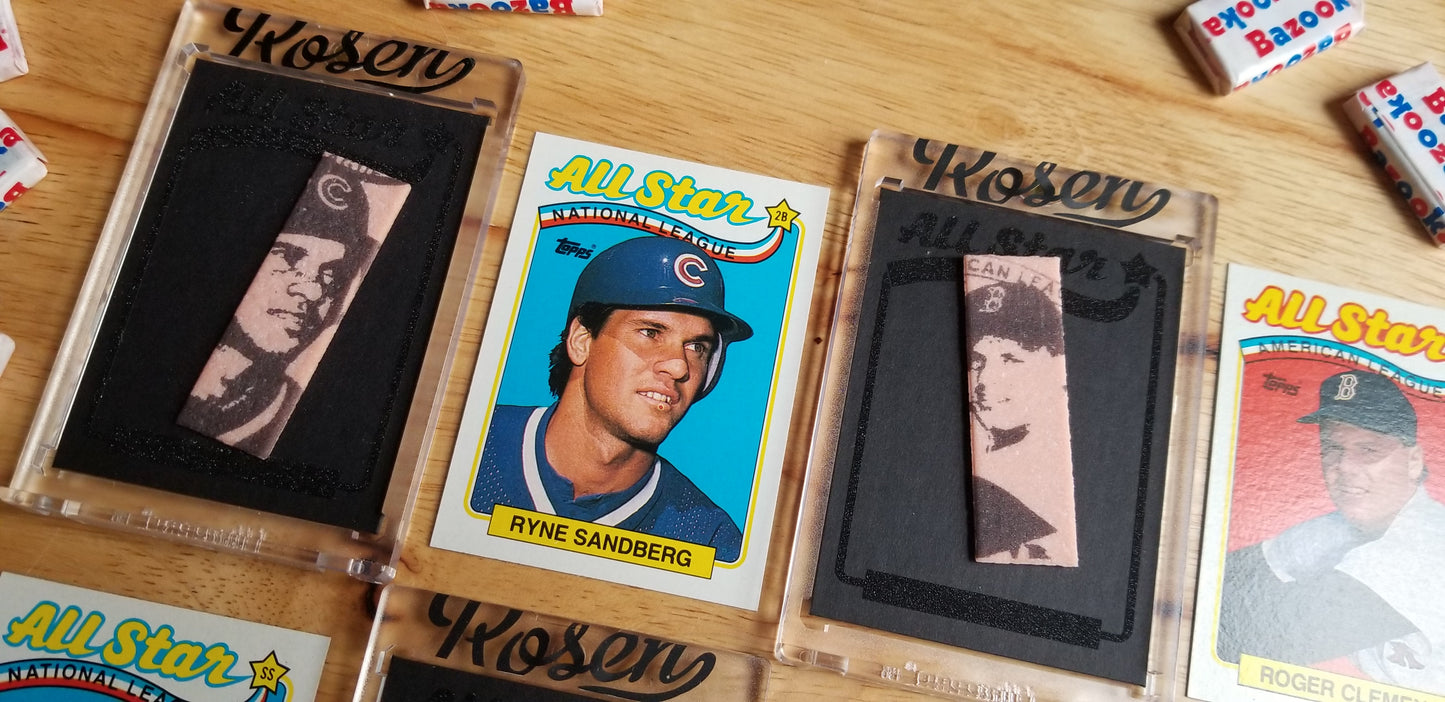Baseball card art by Matthew Rosen - G-Stick 1989 Topps All Stars