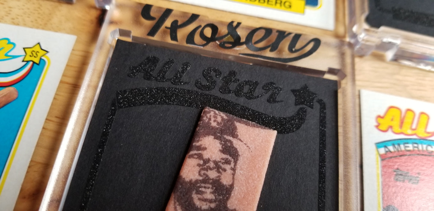 Baseball card art by Matthew Rosen - G-Stick 1989 Topps All Stars