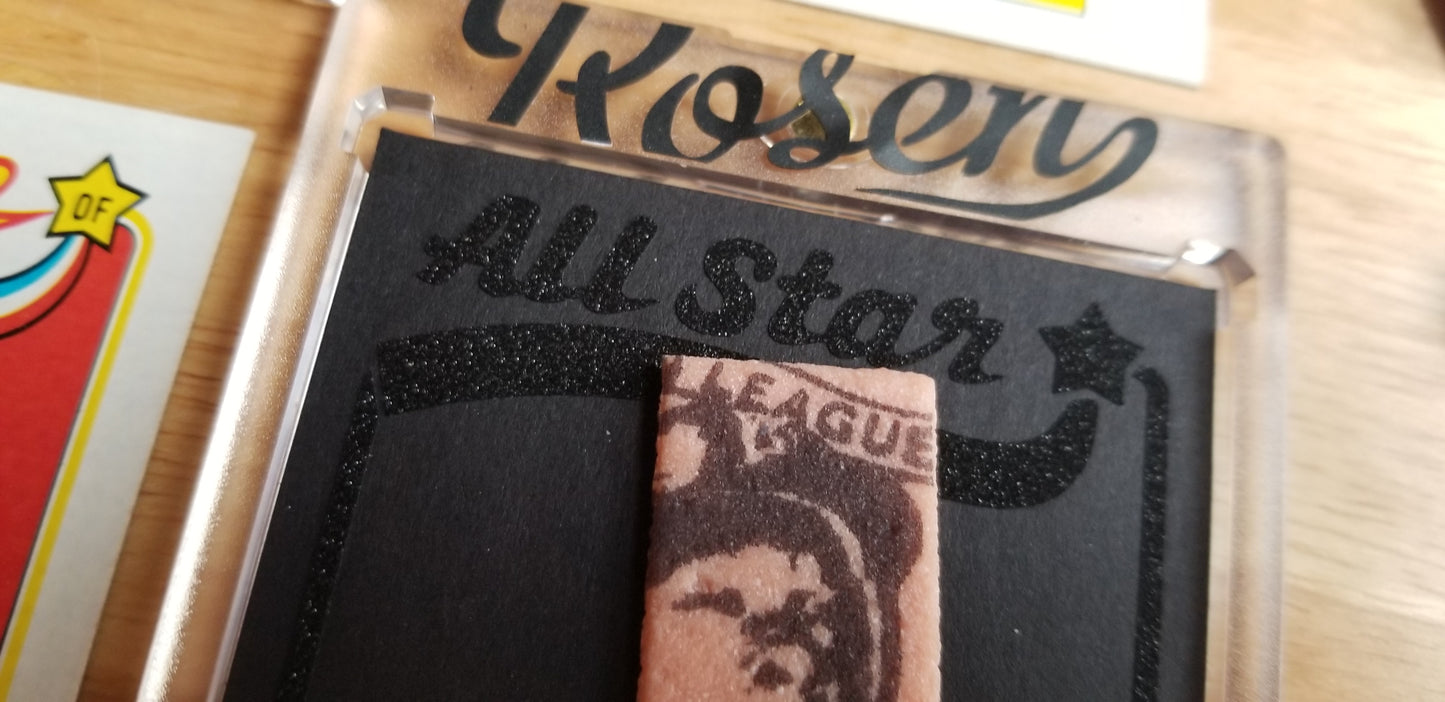 Baseball card art by Matt Rosen - G-Stick 1989 Topps All Stars