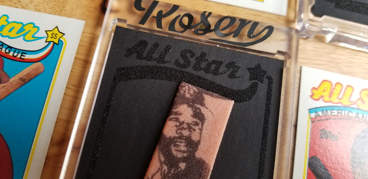 Baseball card art by Matt Rosen - G-Stick 1989 Topps All Stars