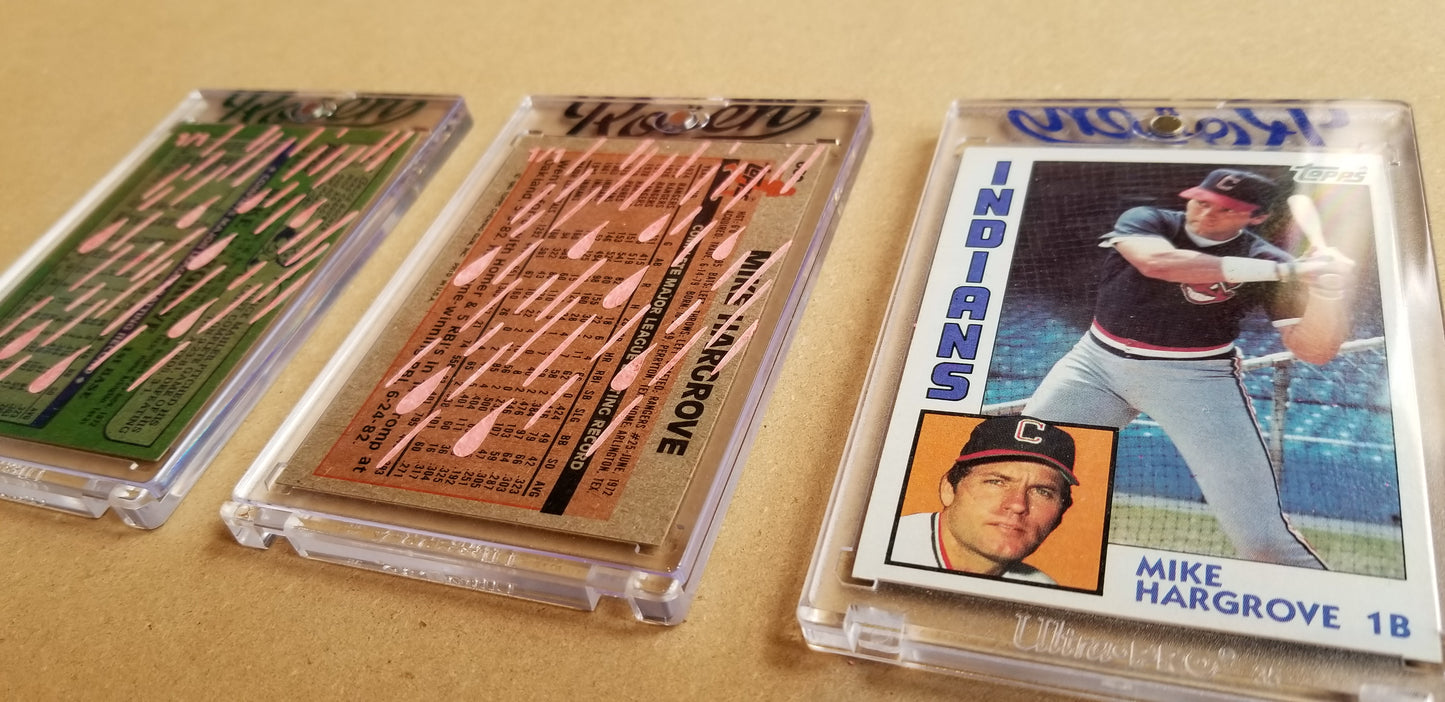 Baseball card art by Matthew Lee Rosen (aka Matthew Rosen) - Gum Stick Collector Cards - Mike Hargrove