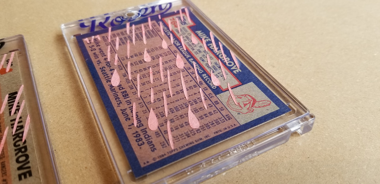 Baseball card art by Matthew Lee Rosen (aka Matthew Rosen) - Gum Stick Collector Cards - Mike Hargrove