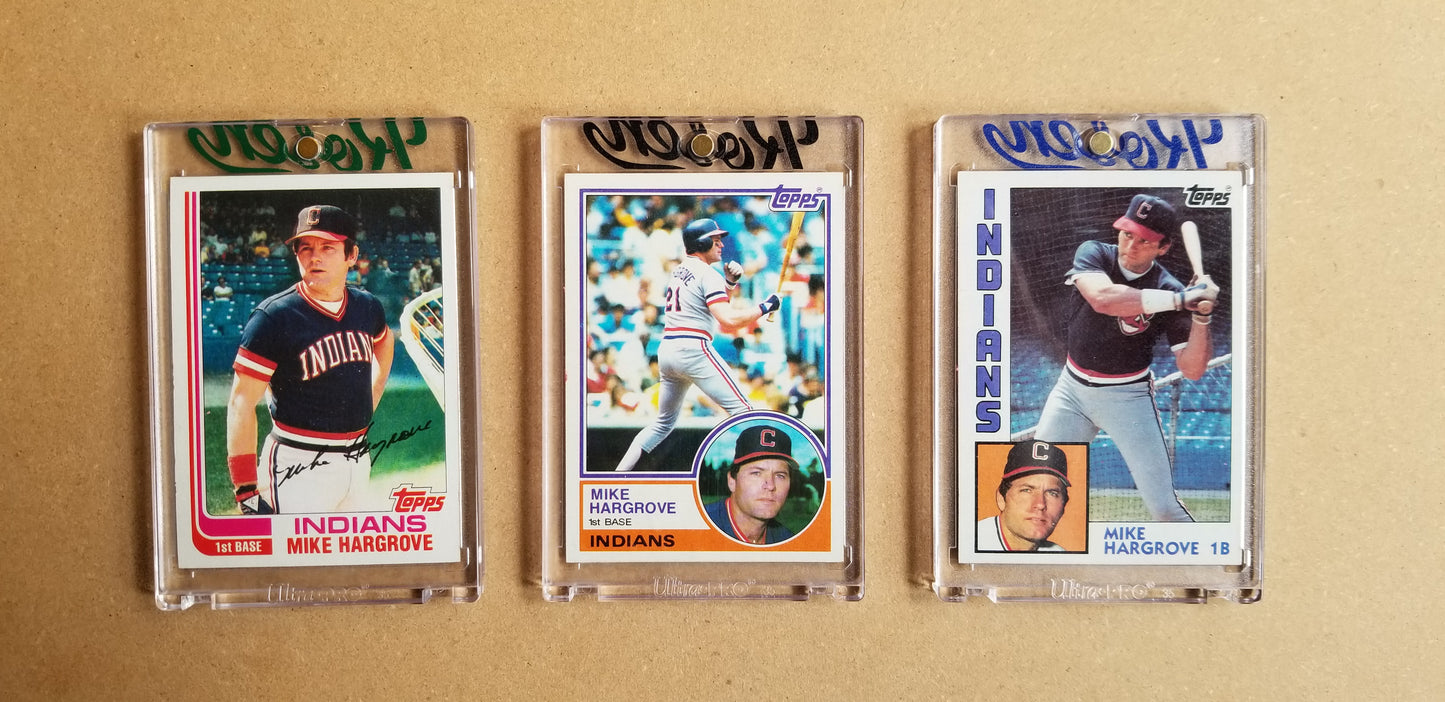 Baseball card art by Matthew Lee Rosen (aka Matthew Rosen) - Gum Stick Collector Cards - Mike Hargrove