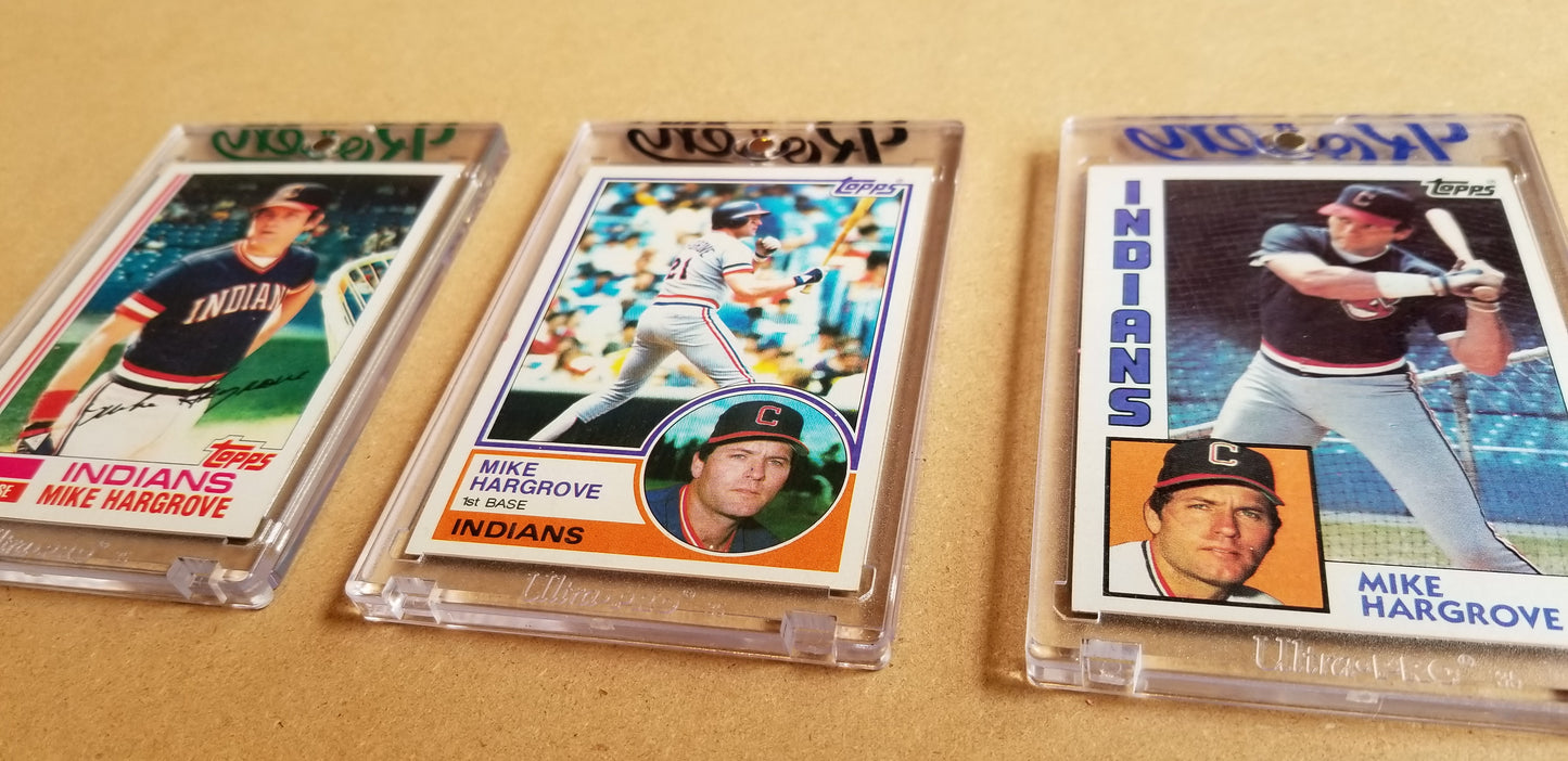 Baseball card art by Matthew Lee Rosen (aka Matthew Rosen) - Gum Stick Collector Cards - Mike Hargrove