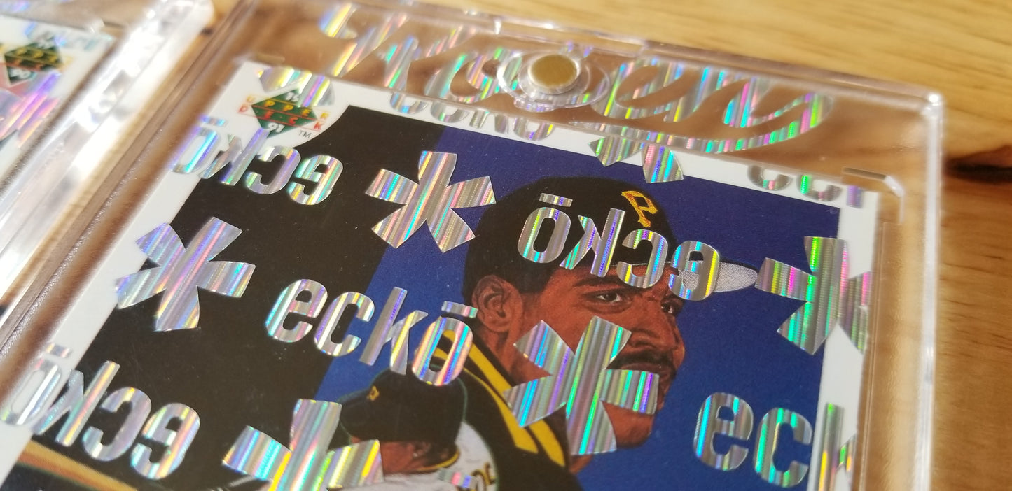 Baseball card art by Matthew Lee Rosen (aka Matthew Rosen) - Barry Bonds Upper Deck