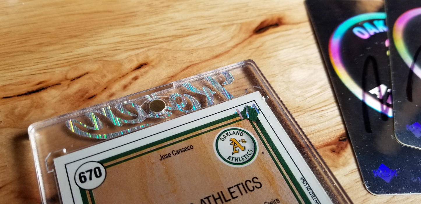 Baseball card art by Matthew Lee Rosen (aka Matthew Rosen) - Jose Canseco 40/40 Upper Deck