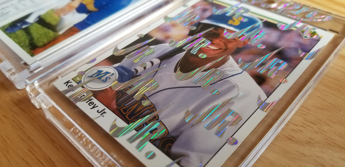 Baseball card art by Matthew Lee Rosen (aka Matthew Rosen) - Ken Griffey Jr. 1989 Nike Swoosh