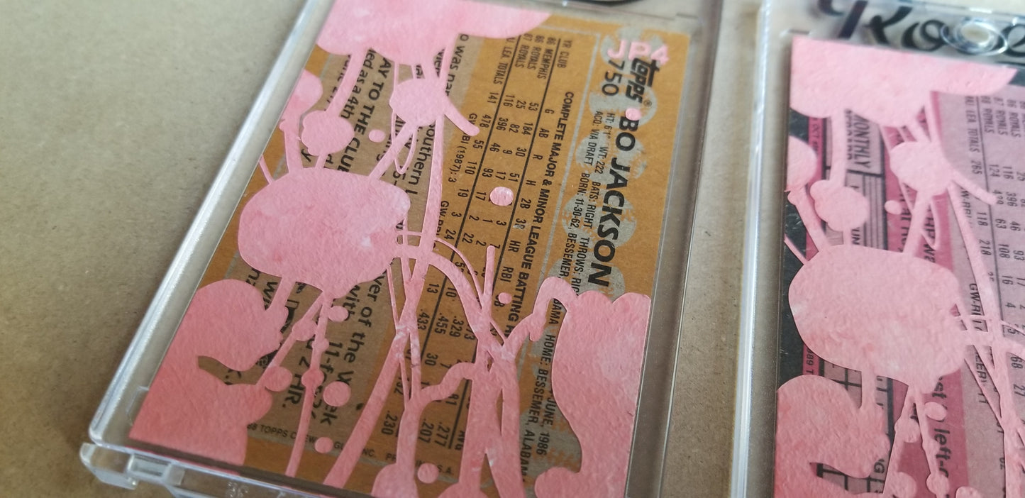 Baseball card art by Matthew Lee Rosen (aka Matthew Rosen) - Jackson Pollock Series