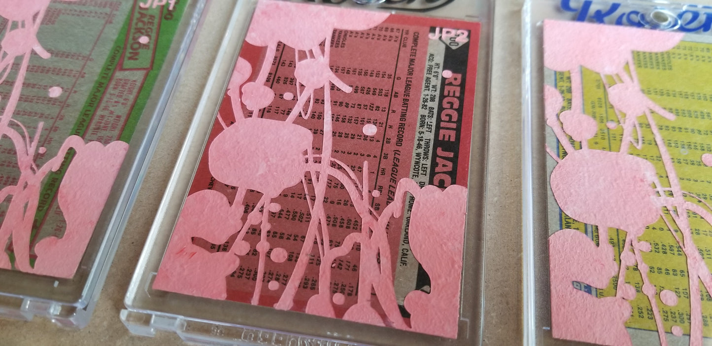 Baseball card art by Matthew Lee Rosen (aka Matthew Rosen) - Jackson Pollock Series