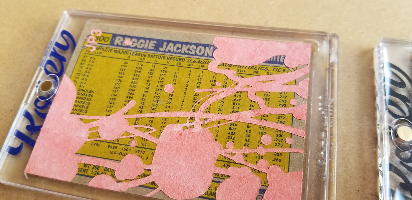 Baseball card art by Matthew Lee Rosen (aka Matthew Rosen) - Jackson Pollock Series
