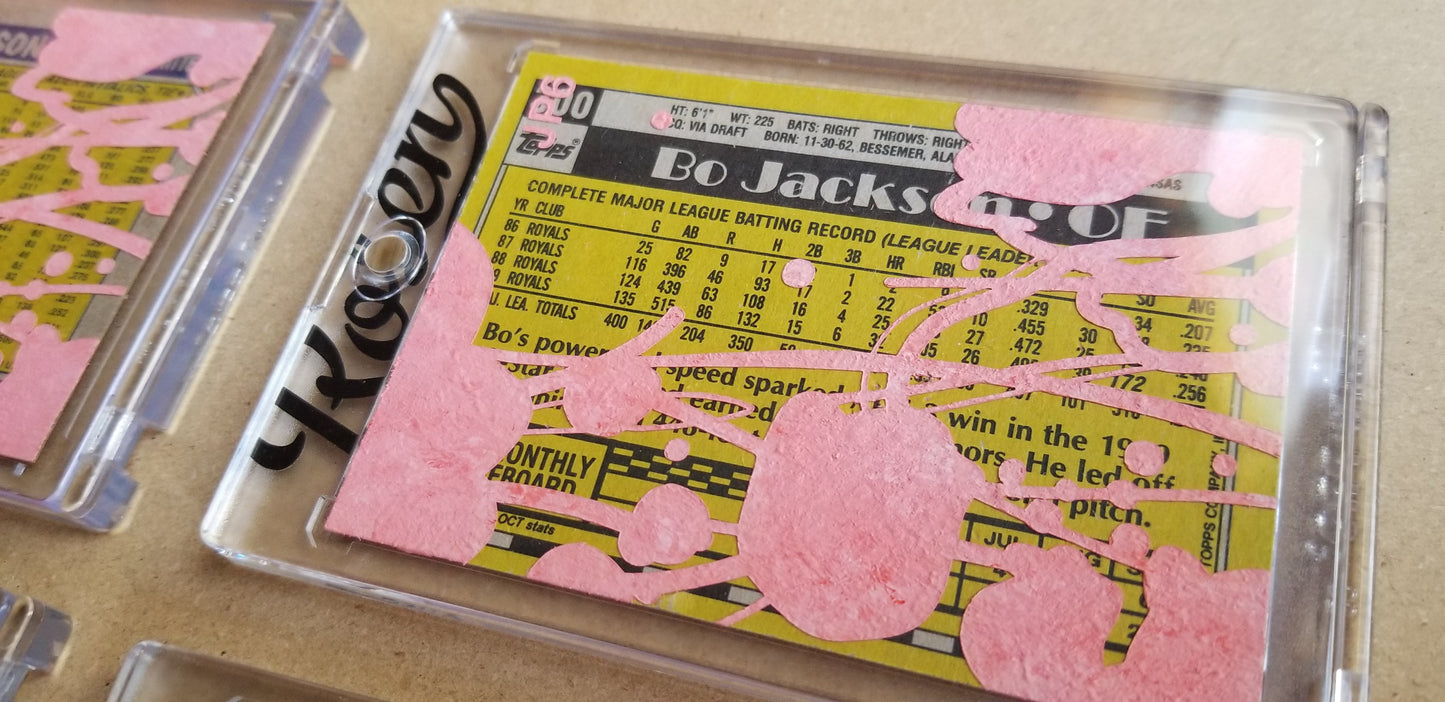 Baseball card art by Matthew Lee Rosen (aka Matthew Rosen) - Jackson Pollock Series
