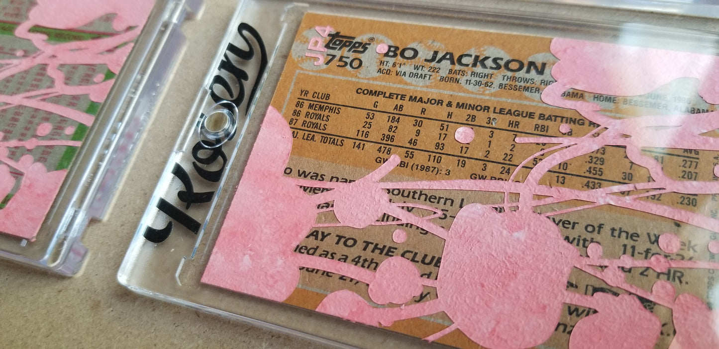 Baseball card art by Matthew Lee Rosen (aka Matthew Rosen) - Jackson Pollock Series