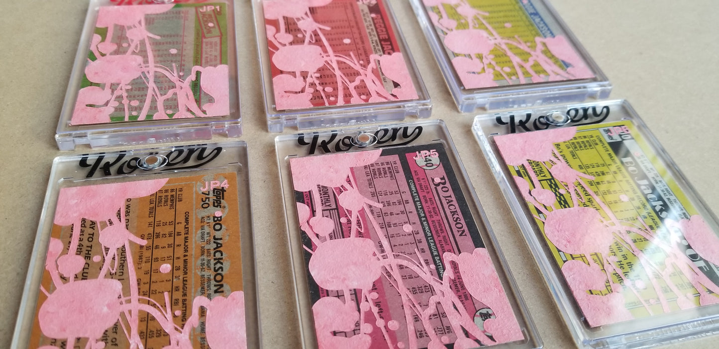 Baseball card art by Matthew Lee Rosen (aka Matthew Rosen) - Jackson Pollock Series