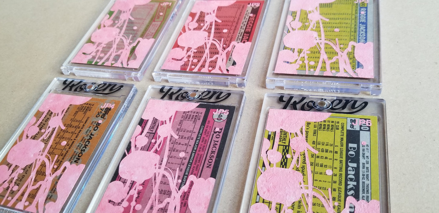 Baseball card art by Matthew Lee Rosen (aka Matthew Rosen) - Jackson Pollock Series