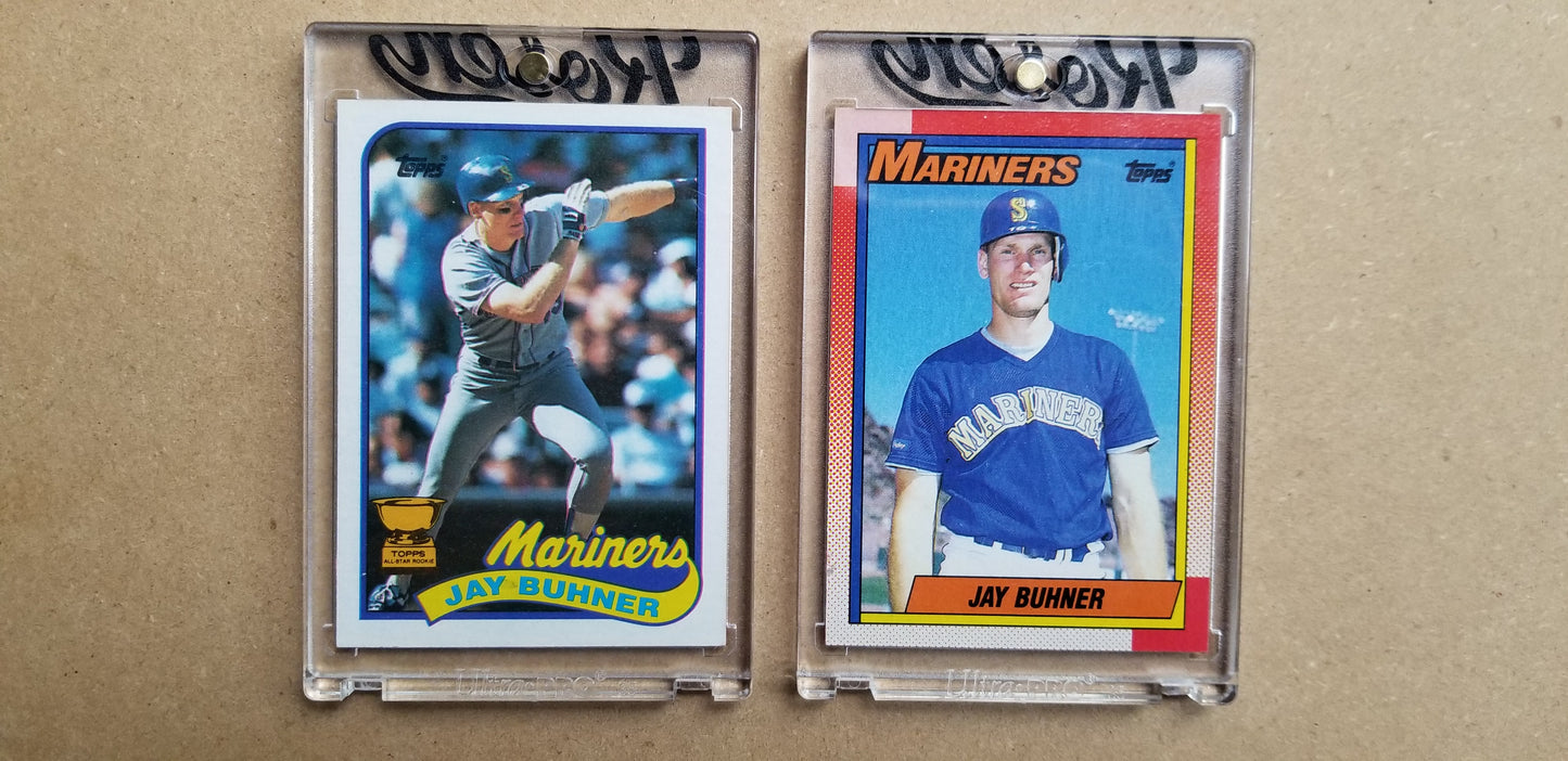 Baseball card art by Matthew Lee Rosen (aka Matthew Rosen) - Jay Buhner Seinfeld