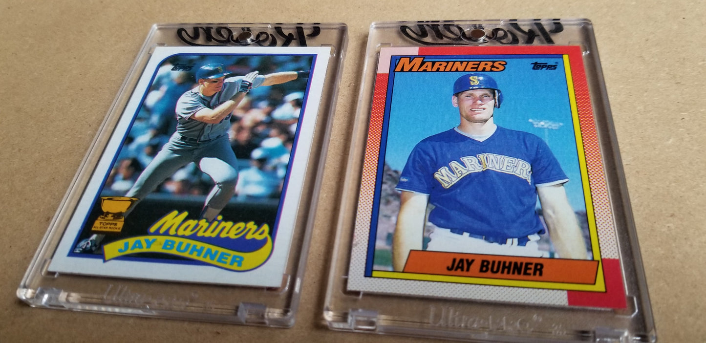 Baseball card art by Matthew Lee Rosen (aka Matthew Rosen) - Jay Buhner Seinfeld
