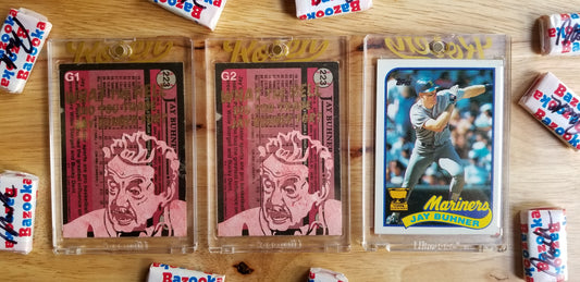 Baseball card art by Matthew Lee Rosen (aka Matthew Rosen) - Jay Buhner Seinfeld