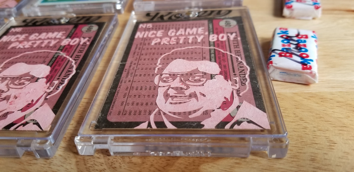 Baseball card art by Matthew Lee Rosen (aka Matthew Rosen) - Keith Hernandez Seinfeld