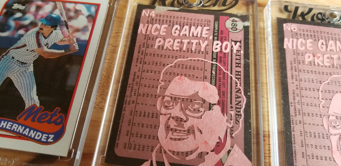 Baseball card art by Matthew Lee Rosen (aka Matthew Rosen) - Keith Hernandez Seinfeld
