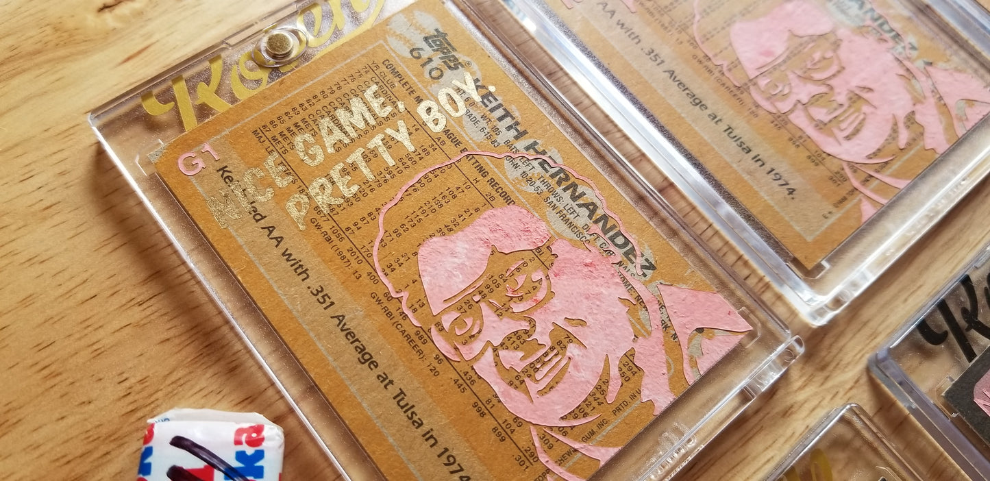 Baseball card art by Matthew Lee Rosen (aka Matthew Rosen) - Keith Hernandez Seinfeld