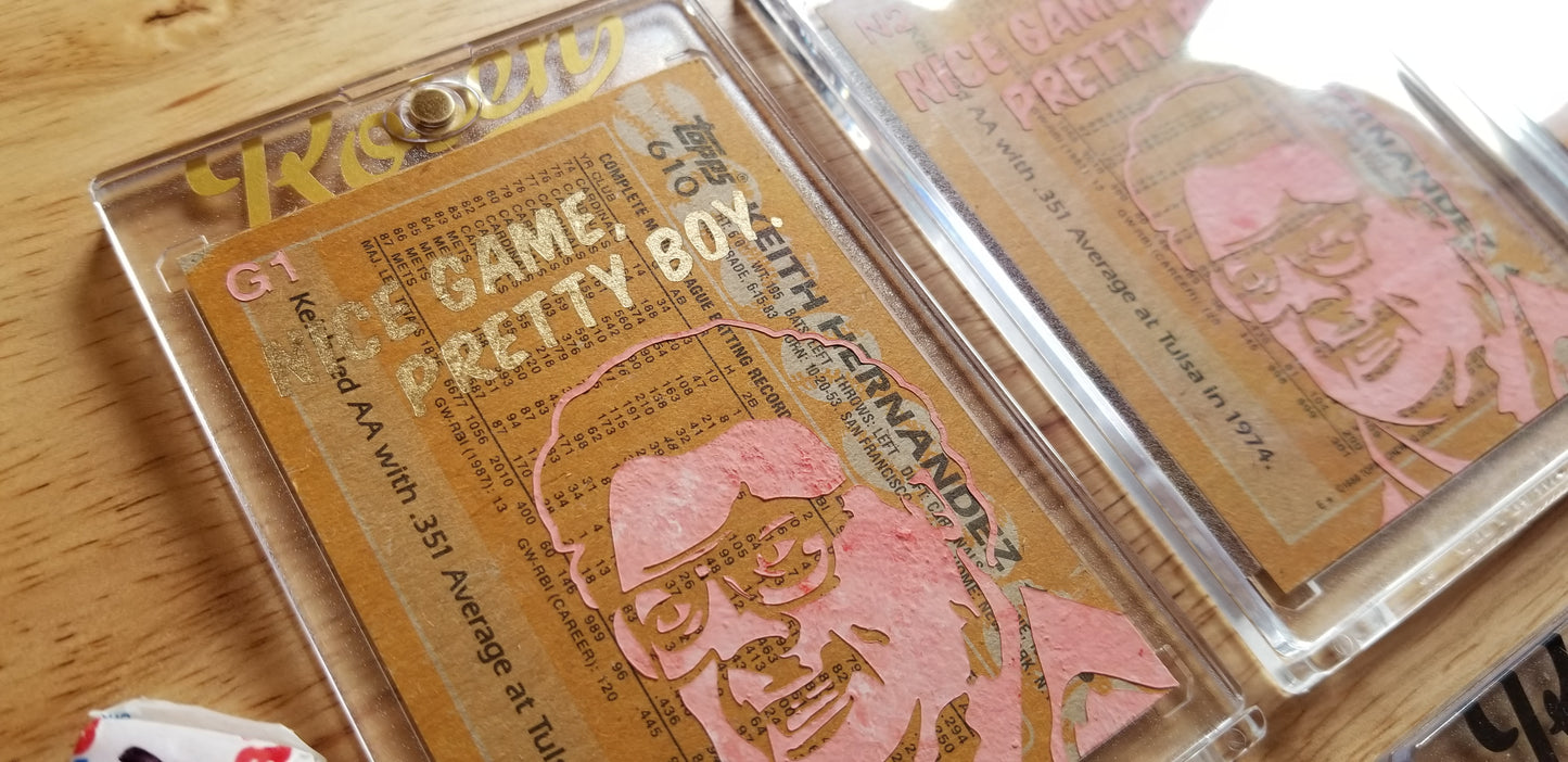 Baseball card art by Matthew Lee Rosen (aka Matthew Rosen) - Keith Hernandez Seinfeld