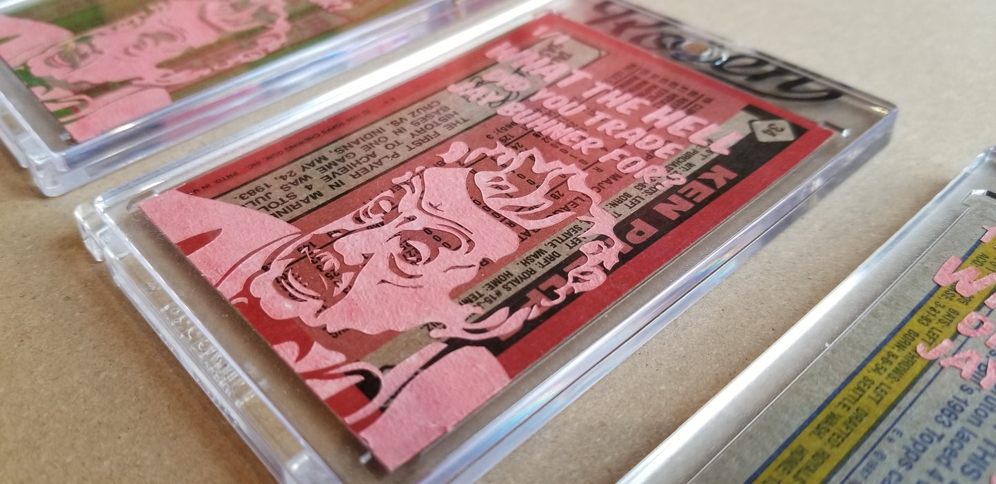 Baseball card art by Matthew Lee Rosen (aka Matthew Rosen) - Gum Stick Collector Cards - Ken Phelps (Seinfeld)