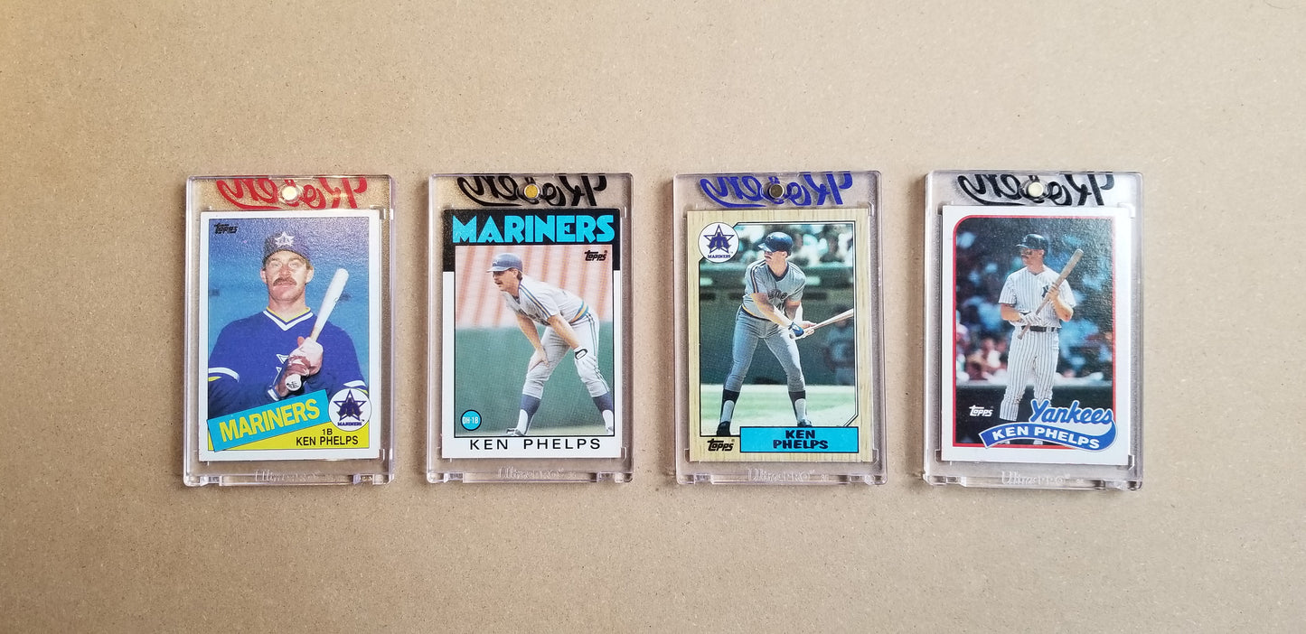 Baseball card art by Matthew Lee Rosen (aka Matthew Rosen) - Gum Stick Collector Cards - Ken Phelps (Seinfeld)