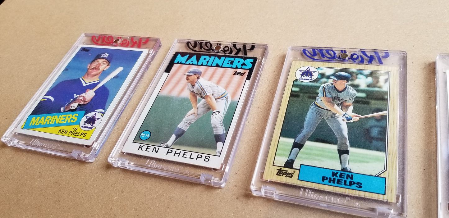 Baseball card art by Matthew Lee Rosen (aka Matthew Rosen) - Gum Stick Collector Cards - Ken Phelps (Seinfeld)