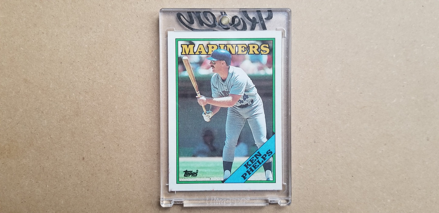 Baseball card art by Matthew Lee Rosen (aka Matthew Rosen) - Gum Stick Collector Cards - Ken Phelps (Seinfeld)
