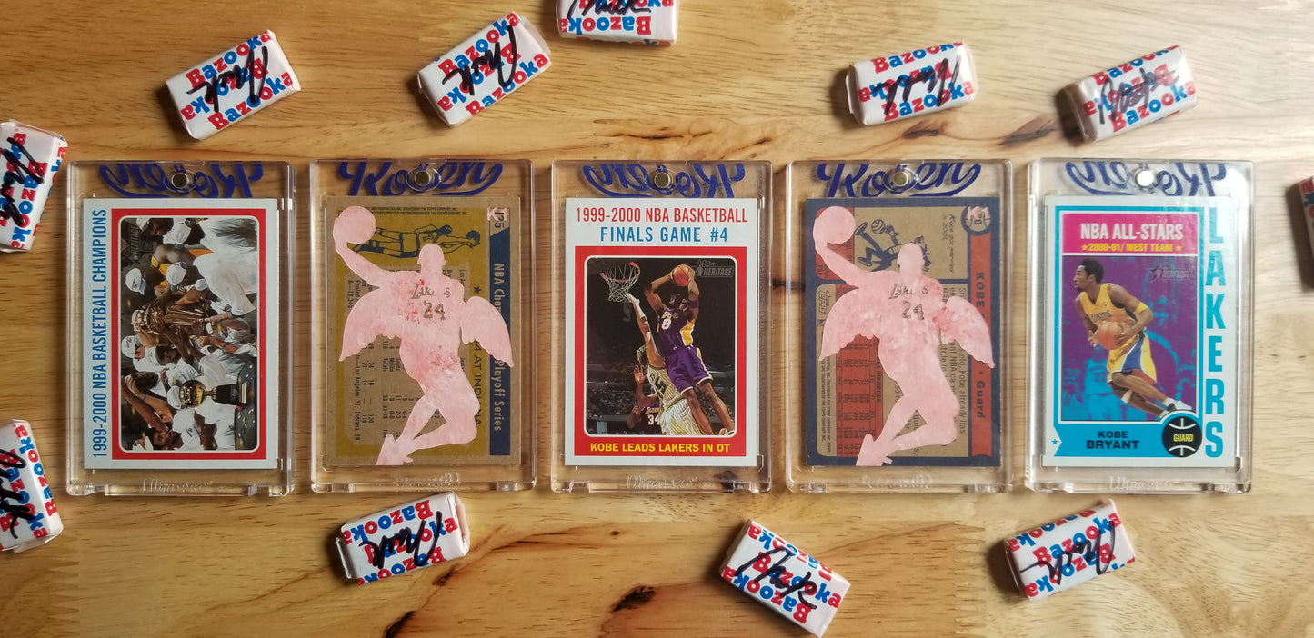 Baseball card art by Matthew Lee Rosen (aka Matthew Rosen) - Kobe Angel