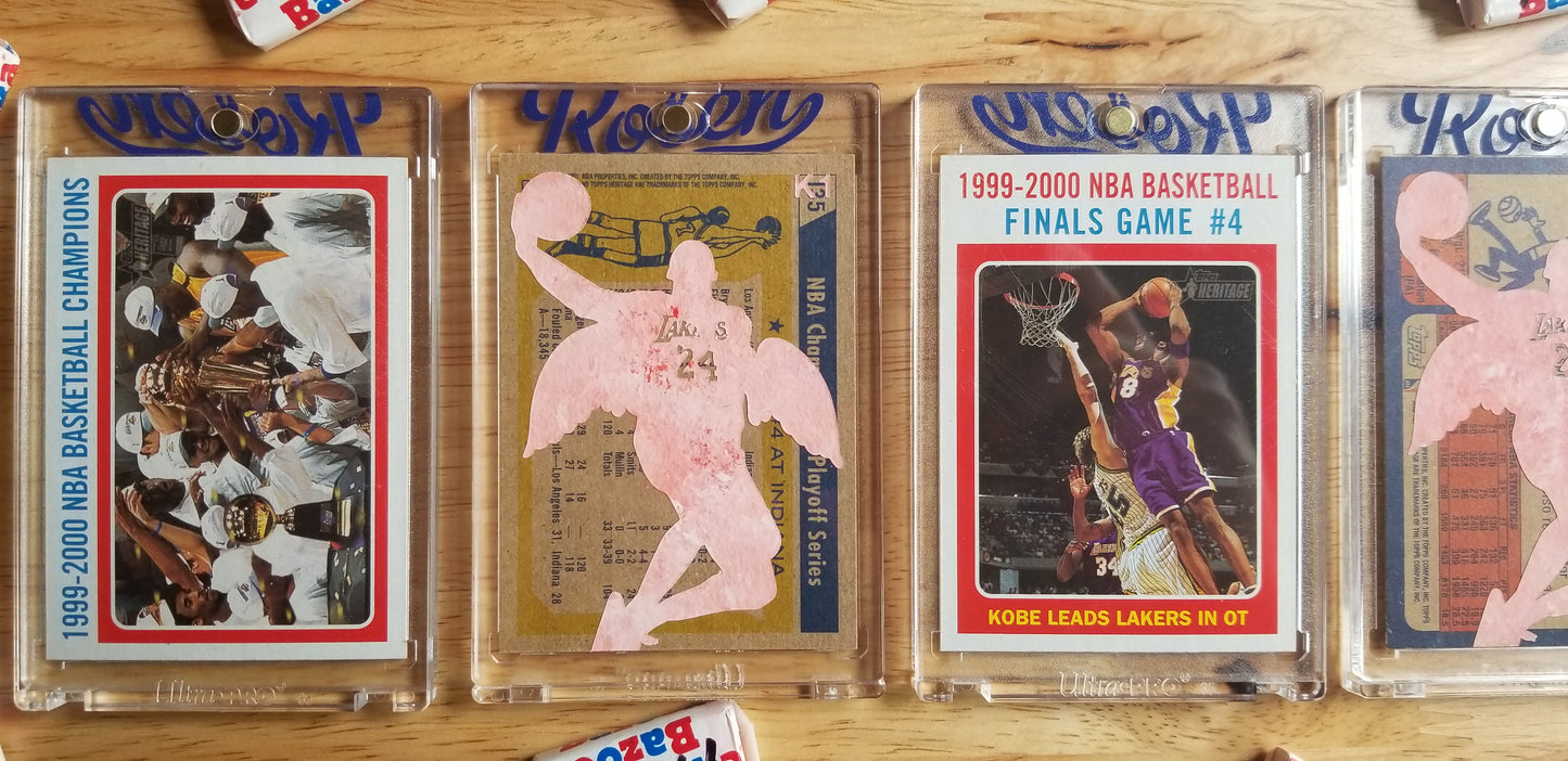 Baseball card art by Matthew Lee Rosen (aka Matthew Rosen) - Kobe Angel