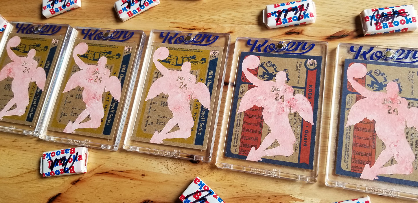 Baseball card art by Matthew Lee Rosen (aka Matthew Rosen) - Kobe Angel
