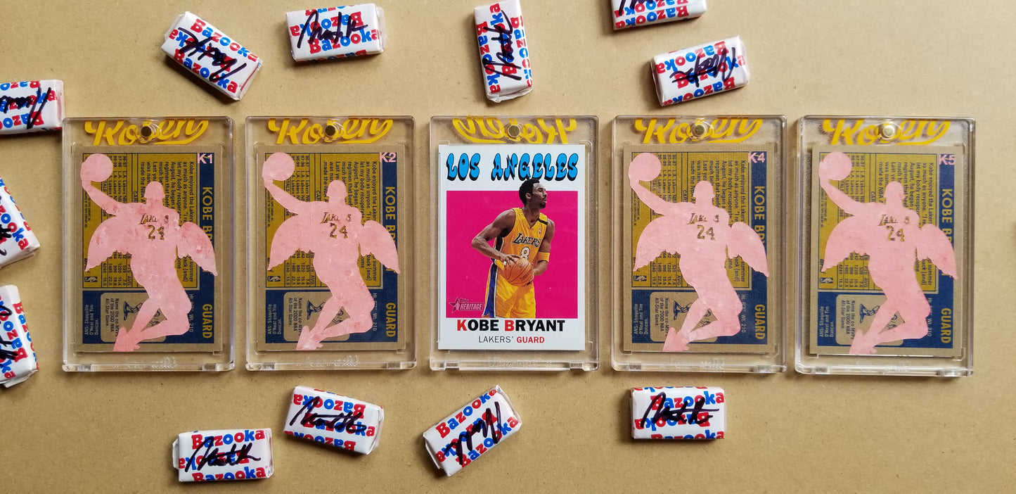 Baseball card art by Matthew Lee Rosen (aka Matthew Rosen) - Kobe Angel