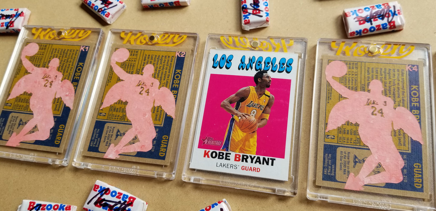 Baseball card art by Matthew Lee Rosen (aka Matthew Rosen) - Kobe Angel