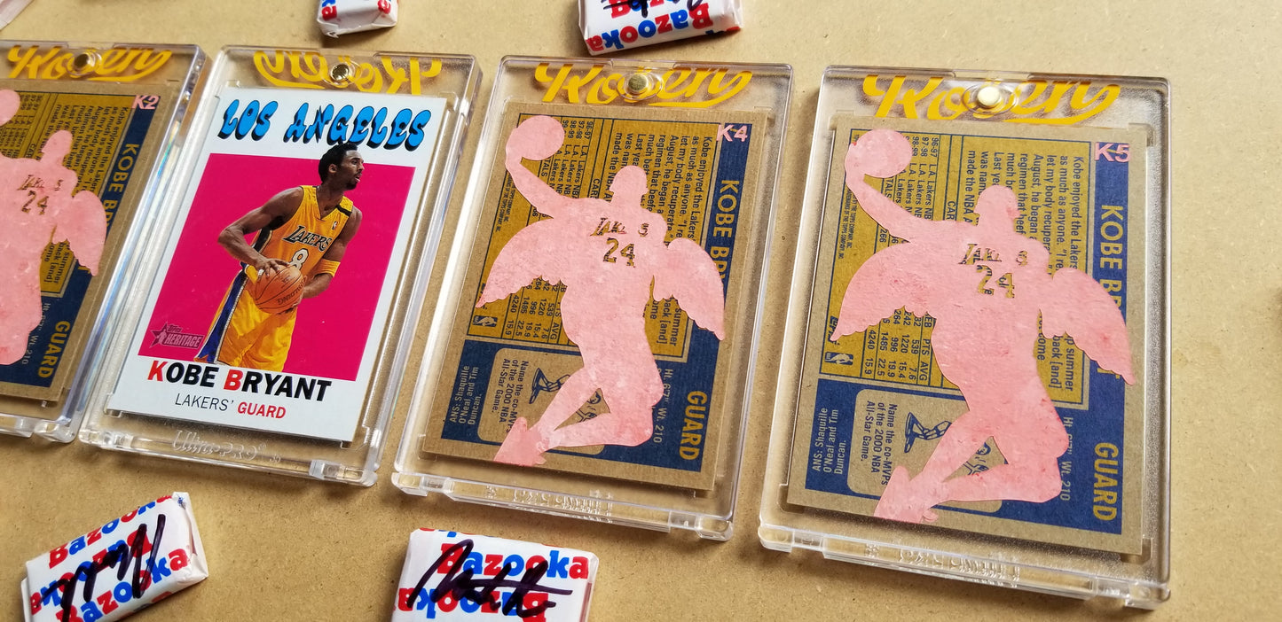 Baseball card art by Matthew Lee Rosen (aka Matthew Rosen) - Kobe Angel