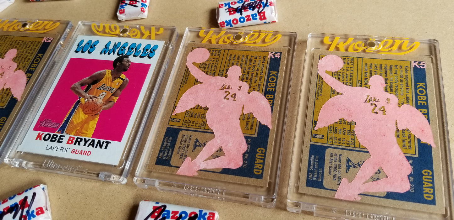 Baseball card art by Matthew Lee Rosen (aka Matthew Rosen) - Kobe Angel