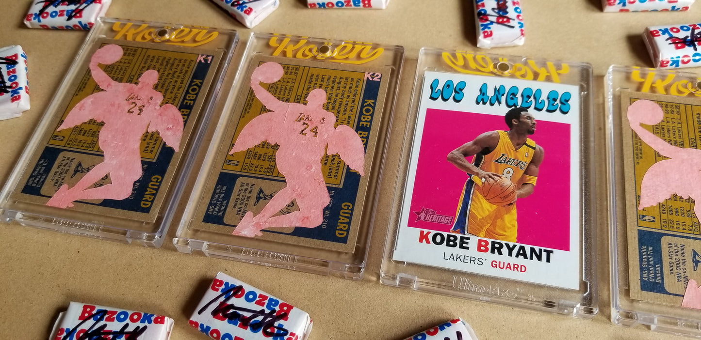 Baseball card art by Matthew Lee Rosen (aka Matthew Rosen) - Kobe Angel