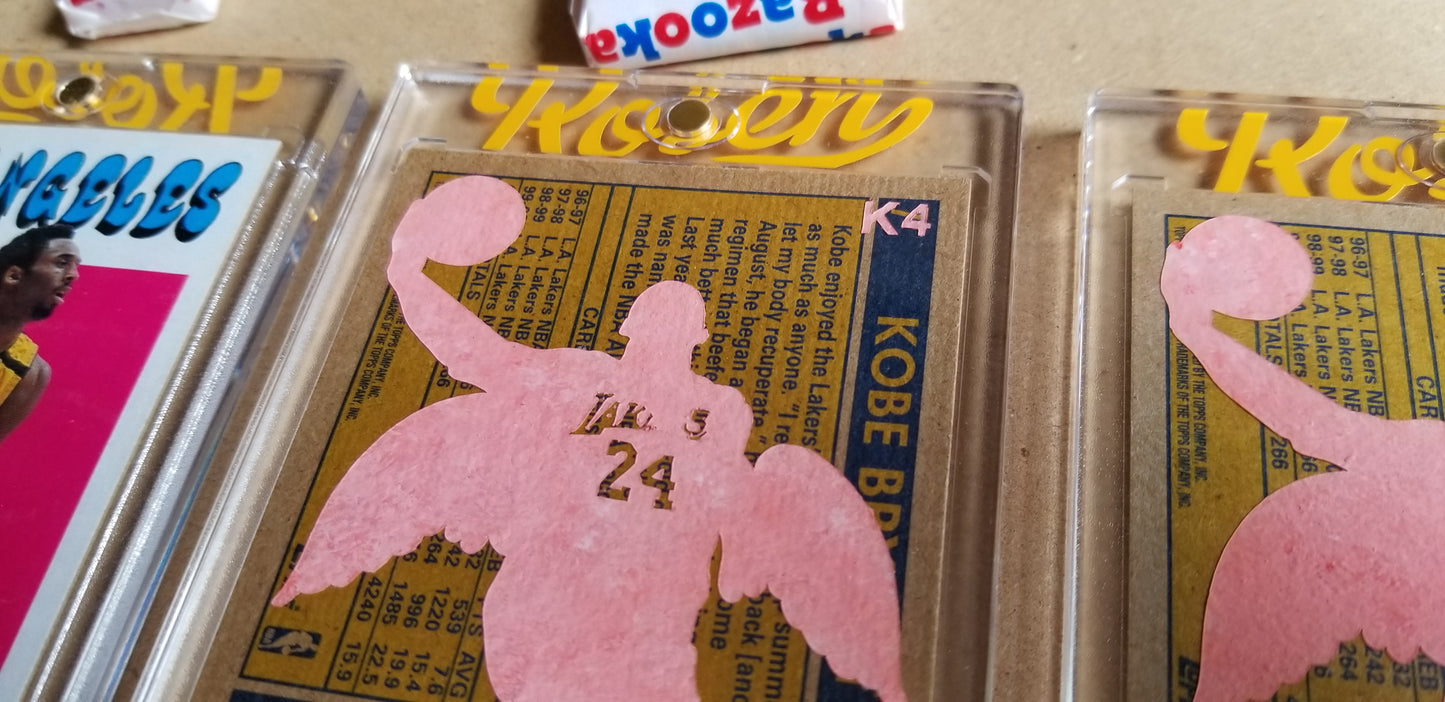 Baseball card art by Matthew Lee Rosen (aka Matthew Rosen) - Kobe Angel