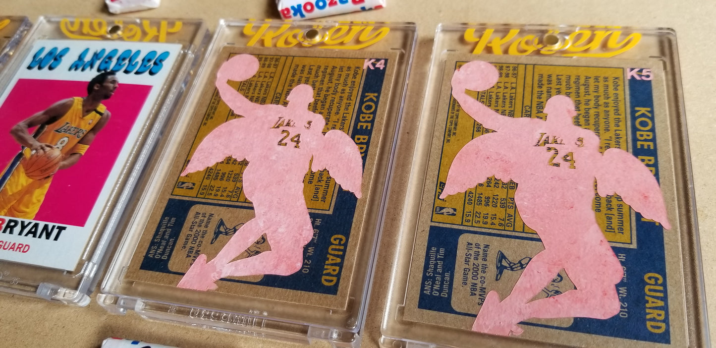 Baseball card art by Matthew Lee Rosen (aka Matthew Rosen) - Kobe Angel