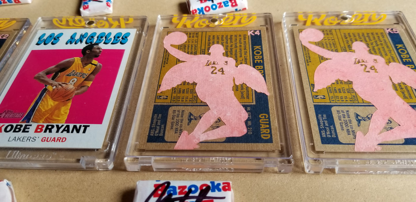 Baseball card art by Matthew Lee Rosen (aka Matthew Rosen) - Kobe Angel