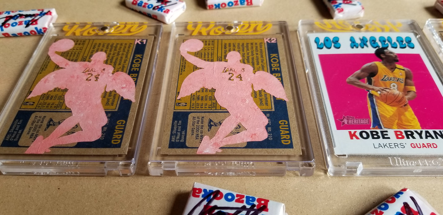 Baseball card art by Matthew Lee Rosen (aka Matthew Rosen) - Kobe Angel