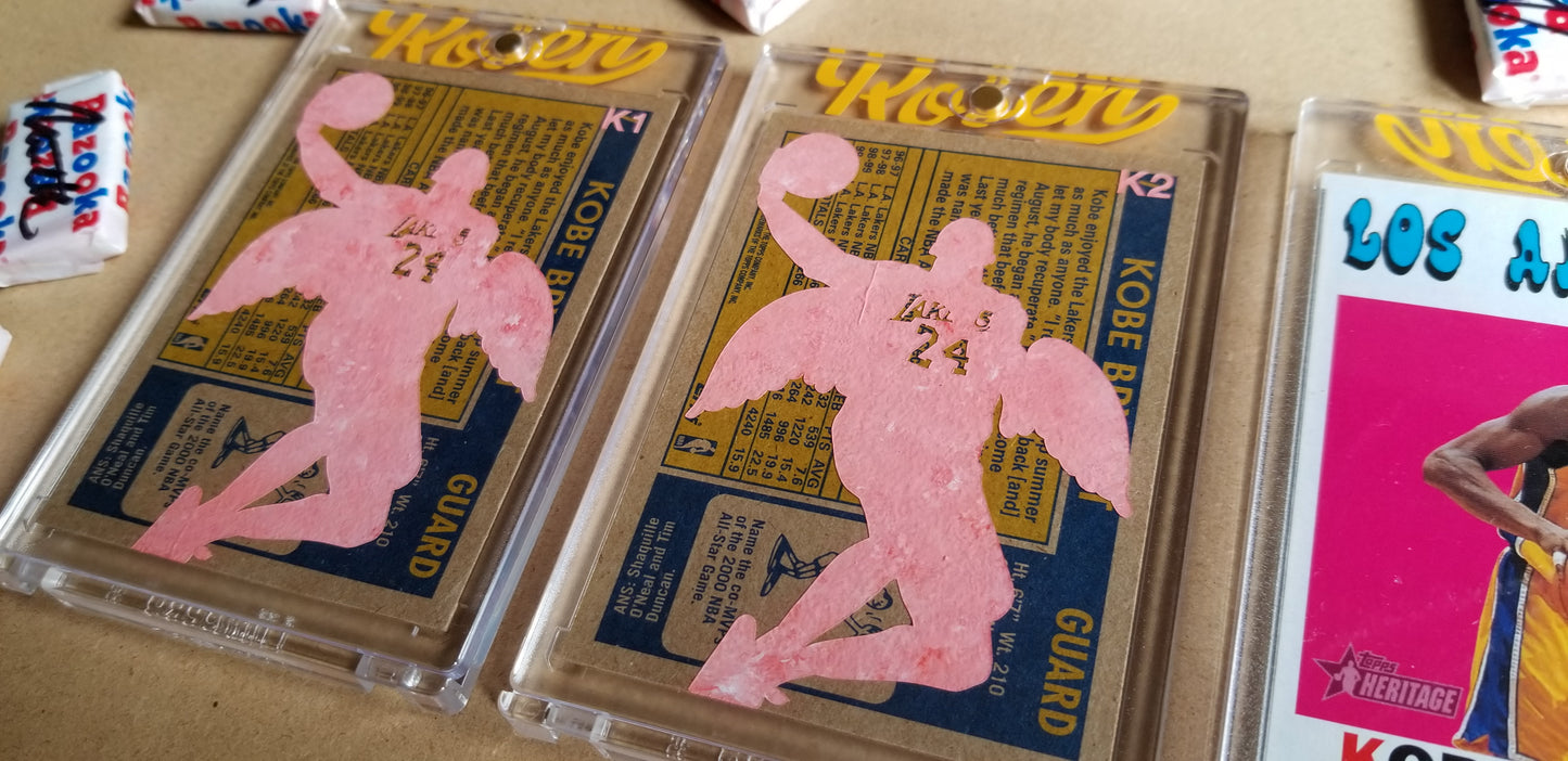 Baseball card art by Matthew Lee Rosen (aka Matthew Rosen) - Kobe Angel